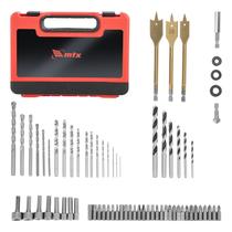 Jogo de brocas, metal, concreto, madeira, 1-8mm, 30 bits, 8 soquetes, 71pcs // mtx Jogo de brocas, metal, concreto, madeira, 1-8mm, 30 bits, 8 soquetes, 71pcs // mtx