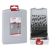 Jogo De Brocas Metal Hss Pointteq 1 a 10mm 19 Peças Bosch