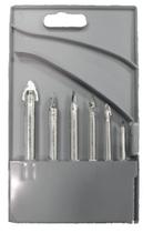 Jogo de Brocas p/ Vidro 4-5-6-8-10-12 C/6 PCS HESSEN