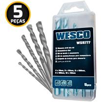 Jogo De Brocas Para Alvenaria Com 5 Peças Wesco Ws9777