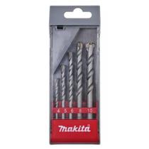 Jogo de Brocas Para Concreto 5 Peças 4 5 6 8 10mm Makita D-03894 Jogo de Brocas Para Concreto 5 Peças 4 5 6 8 10mm Makita D-03894