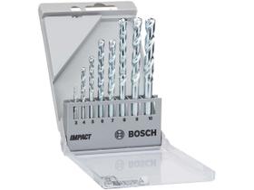 Jogo de Brocas para Concreto Bosch Ø3-10mm com 8 Peças Jogo de Brocas para Concreto Bosch Ø3-10mm com 8 Peças