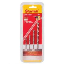 Jogo de Brocas para Concreto com 4 Peças - KBK2 - STARRETT Jogo de Brocas para Concreto com 4 Peças - KBK2 - STARRETT