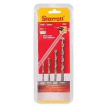 Jogo De Brocas Para Concreto Com 4 Peças - Kbk2 - Starrett Jogo De Brocas Para Concreto Com 4 Peças - Kbk2 - Starrett