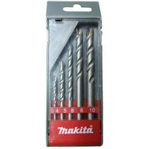 Jogo de Brocas para Concreto com 5 Peças Makita D-03894 Jogo de Brocas para Concreto com 5 Peças Makita D-03894