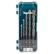 Jogo de Brocas para Concreto com 5 Peças Makita D-72877
