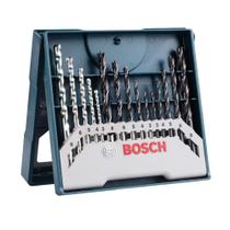 Jogo de brocas para Concreto, Metal e Madeira 15 peças - X-Line - Bosch
