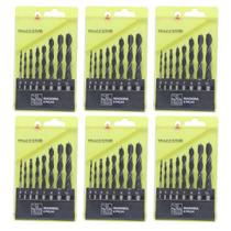 Jogo de Brocas para Madeira - Kit com 8 Peças - Aço Especial