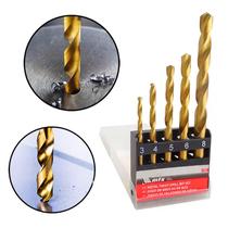 Jogo de Brocas para Metal 3 a 8mm MTX-723839 Jogo de Brocas para Metal 3 a 8mm MTX-723839