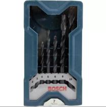 Jogo de Brocas para Metal Bosch Mini X-Line Ø2-10mm 7 Peças