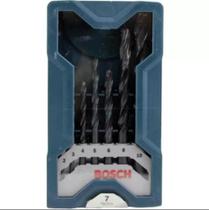 Jogo de Brocas para Metal Bosch Mini X-Line Ø2-10mm 7 Peças