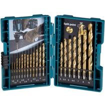 Jogo De Brocas Para Metal Hss-tin 19 Peças D-67527 Makita Jogo De Brocas Para Metal Hss-tin 19 Peças D-67527 Makita