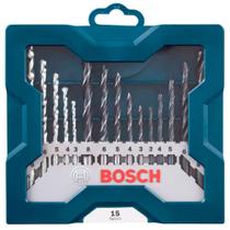 Jogo de Brocas X-Line com 15 Brocas Bosch