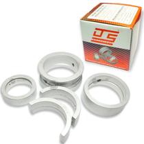 Jogo de Bronzina de Mancal 2,00 x 0,50 VW 1300 1500 1600 AR Fusca Kombi Flange 4mm