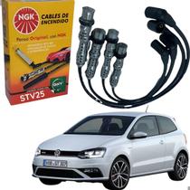 Jogo de Cabo de Velas Original NGK STV25 Audi Volkswagen Jogo de Cabo de Velas Original NGK STV25 Audi Volkswagen