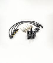 Jogo de cabo e vela rotor e tampa do distribuidor emp. hyster motor mazda 2.2