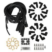 Jogo de Cabos de Vela ACCEL 4040K 8 mm Preto em Silicone Jogo de Cabos de Vela ACCEL 4040K 8 mm Preto em Silicone