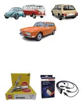 Jogo de Cabos e Velas Brasilia 1300/1600 1973/1982