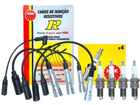 Jogo de Cabos e Velas Gol Santana 1.6 1.8 2.0 EFI 1995 1996 VERSAILLES NGK