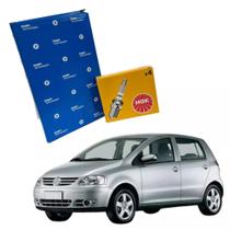 Jogo De Cabos E Velas Para Fox 1.0 8v Flex 2005 Até 2018 Ngk