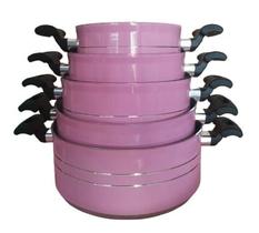 Jogo de caçarola 16/24 Alusol Aluminio Rosa Jogo de caçarola 16/24 Alusol Aluminio Rosa