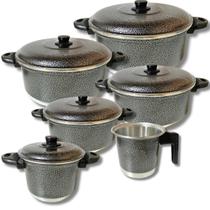 Jogo De Caçarola Panela 6 Peças Alumínio Color Jogo De Caçarola Panela 6 Peças Alumínio Color
