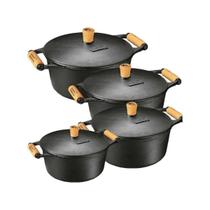 Jogo De Caçarolas Ferro Fundido 1,7 Até 4,0- Panela Mineira