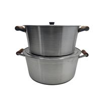 Jogo de Caçarolas/Panelas Grandes Alumínio Grosso n32 e n36