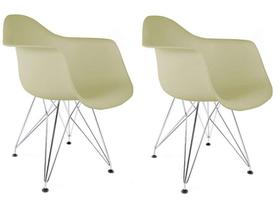 Jogo de Cadeiras de Polipropileno Empório Tiffany - Eames Eiffel 2 Peças