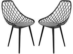 Jogo de Cadeiras Empório Tiffany Kaila 2 Peças