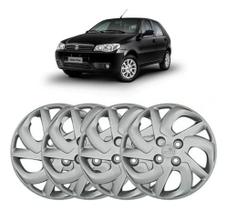Jogo de Calota Aro 13 Fiat Palio Fire 2015 Até 2016 Grid