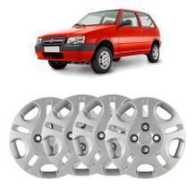 Jogo de Calota Aro 13 Fiat Uno Fire Economy 2008 Até 2010 Grid