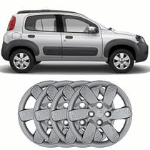 Jogo de Calota Aro 13 Fixação P/ Parafuso FIAT Uno (GR199) Jogo de Calota Aro 13 Fixação P/ Parafuso FIAT Uno (GR199)