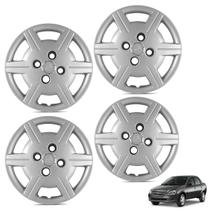 Jogo de calota aro 13p prata mod corsa classic 2012/2015 - general car - kit-61119