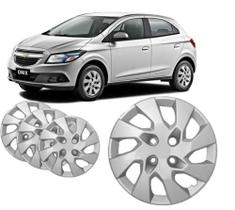 Jogo de Calota Aro 14 Fixação P/ Parafuso Chevrolet Corsa, Onix e Prisma (GR133)