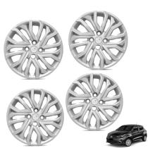 Jogo de calota aro 14p prata mod argo/cronos 2022 - general car - kit-61117