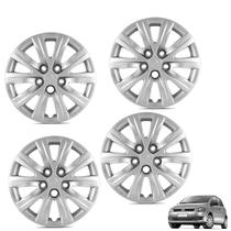 Jogo de calota aro 15p prata mod fox/space/polo 2012/13 - general car - kit-61129