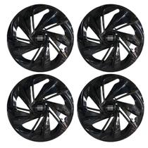 Jogo de calota esportiva aro 14 nitro black + emblema resinado nissan Jogo de calota esportiva aro 14 nitro black + emblema resinado nissan