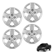 Jogo de Calota Strada 2013 a 2020 Aro 14 Cubo Alto Prata Jogo de Calota Strada 2013 a 2020 Aro 14 Cubo Alto Prata