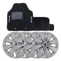 Jogo de calotas 247ca-pta aro 14 ca cubo alto prata + tapetes bordados saveiro 2017-2018 Jogo de calotas 247ca-pta aro 14 ca cubo alto prata + tapetes bordados saveiro 2017-2018