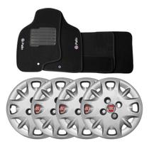 Jogo de calotas aro 13 prata 005cb cubo baixo + jogo de tapetes palio 96/07 v Jogo de calotas aro 13 prata 005cb cubo baixo + jogo de tapetes palio 96/07 v