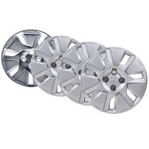 Jogo De Calotas Aro 15 Prata Acessorios Onix prisma agile astra meriva montana spin Kit970 Jogo De Calotas Aro 15 Prata Acessorios Onix prisma agile astra meriva montana spin Kit970