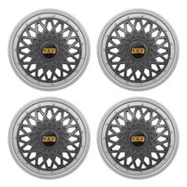 Jogo de Calotas Bbs Aro 13 600AR-PTG + Emblema Bbs Preto