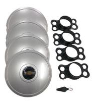 Jogo de Calotas de Centro Miollo para GM Prisma Aro 14 2006/2012 Estilo Tradicional Prata Jogo de Calotas de Centro Miollo para GM Prisma Aro 14 2006/2012 Estilo Tradicional Prata