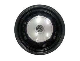 Jogo de Calotas de Centro Miollo para VW Gol G2 Bolinha Aro 14 1995/1999 Estilo Tradicional Prata