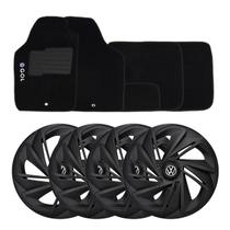 Jogo de calotas esportivas nitro 13 fosc black + tapetes bordados gol g2 g3 g4 Jogo de calotas esportivas nitro 13 fosc black + tapetes bordados gol g2 g3 g4