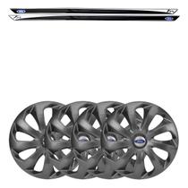 Jogo de calotas esportivas velox 13 graphite + soleiras resinadas ford ka Jogo de calotas esportivas velox 13 graphite + soleiras resinadas ford ka