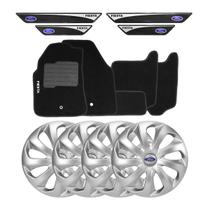 Jogo de calotas esportivas velox 13 silver + soleiras resinadas + tapetes ford fiesta Jogo de calotas esportivas velox 13 silver + soleiras resinadas + tapetes ford fiesta