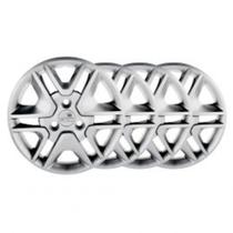 Jogo de Calotas Grid 877CP-PTA-U Prata Aro 14 Renault Kwid 2018/2019 Jogo de Calotas Grid 877CP-PTA-U Prata Aro 14 Renault Kwid 2018/2019