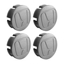 Jogo de Calotinhas 58mm Centro de Roda Honda FIT Civic City WRV Prata